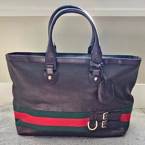 GUCCI Web Heritage Tote